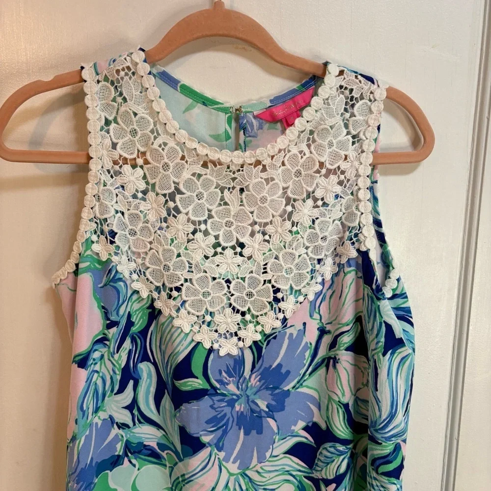 Lilly Pulitzer Nala Soft Shift Dress in Party Thyme print